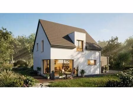 terrain avec maison neuve à vendre