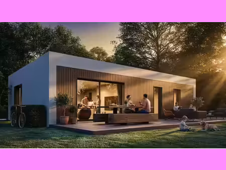 terrain avec maison neuve à vendre