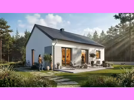 terrain avec maison neuve à vendre