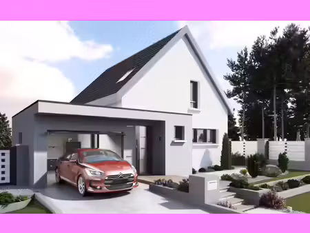 terrain avec maison neuve à vendre