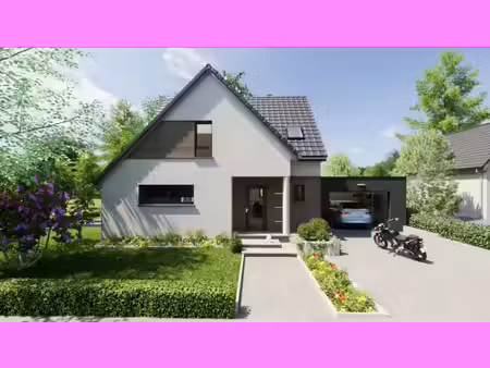 terrain avec maison neuve à vendre