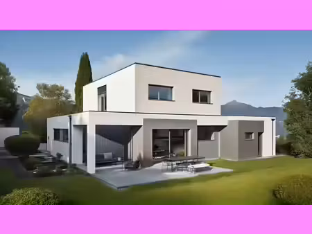 terrain avec maison neuve à vendre