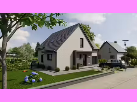 terrain avec maison neuve à vendre