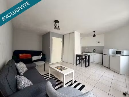 ? rouen rive gauche – studio meublé 30 m² – idéal investisseur – rentabilité +7 %