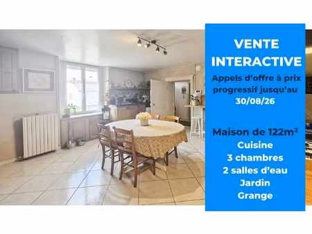 maison à vendre 4 pièces godoncourt (88)
