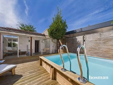 superbe échoppe 4 pièces avec piscine  jardin et garage - avenue de montesquieu  mérignac