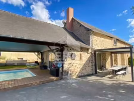 vente maison piscine à la baconnière (53240) : à vendre piscine / 190m² la baconnière
