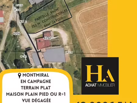 terrain constructible à vendre