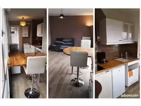 charmant studio meublé 26 m² – très lumineux & équipé – tramway voltaire (sotteville-lès-r