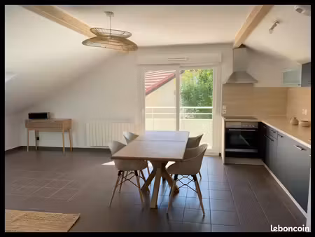rare à la location  t3 meublé de standing  secteur prisé de ripaille  idéal pour travaille
