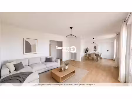 a vendre brest corniche appartement t4 ascenseur balcon vue mer