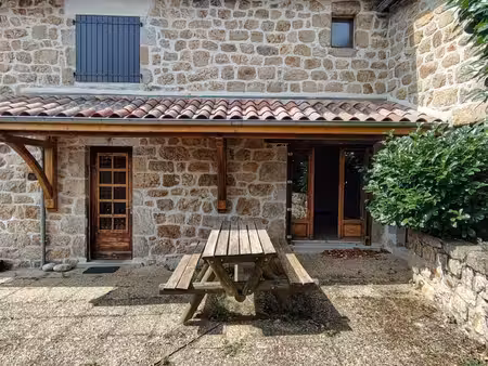 maison en pierres à vendre 7 pièces saint martin de valamas (07)