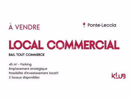 local d'activités à vendre