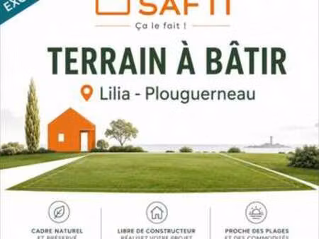 vente terrain à plouguerneau (29880) : à vendre / 545m² plouguerneau
