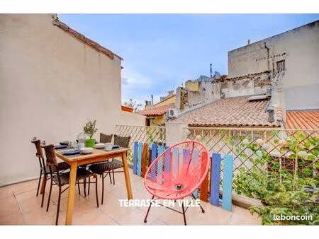duplex meufblé 3 pieces avec terrasse