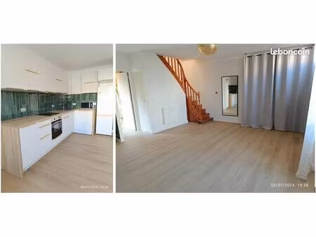 maisonnette cosy t3  meublée avec garage et terrasse