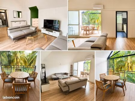location meublée - t2 - 61m2 avec terrasse