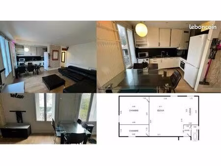 3 pièces meuble 52 m2 +15 grenier