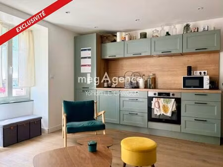 une surprise à plouhinec centre : le confort d’un appartement avec le charme d’une vraie p