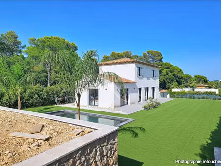 exclusivite : mougins limite le guillet / maison neuve avec piscine et un terrain de 1217m