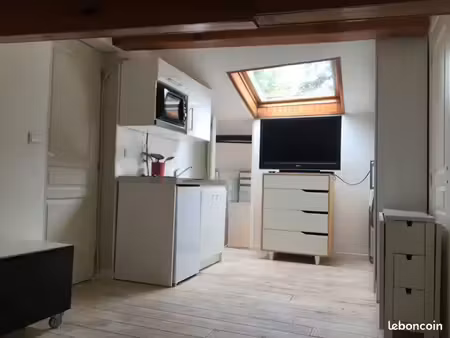 t1 bis meublé de charme 25 m2 chambre séparée au calme près du centre et hôpitaux lyon sud