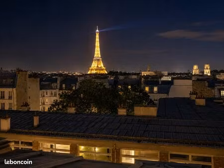 paris 5ᵉ – sorbonne luxembourg – vue tour eiffel – élégant 2 pièces meublé – bail 12 mois