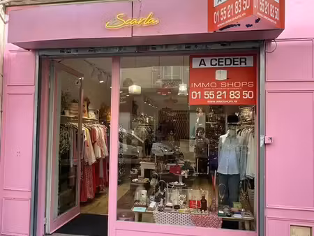 cession de boutique 32 m² – rue daguerre