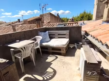 appartement t2 de 47 m² avec terrasse  loggia et cave