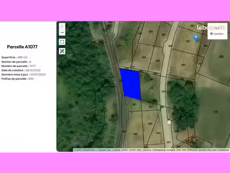 exclusivité à neffes : terrain d'exception de 680 m² orienté plein sud