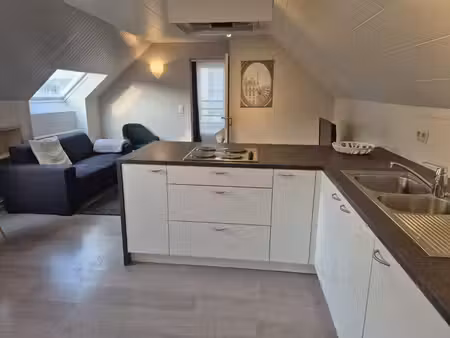 appartement sous les combles meublé en emplacement central.