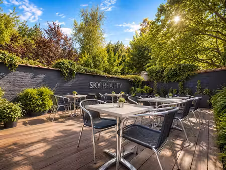schuman: rez commercial horeca ± 100 m² + jardin / terrasse