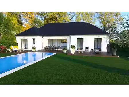 terrain avec maison neuve à vendre