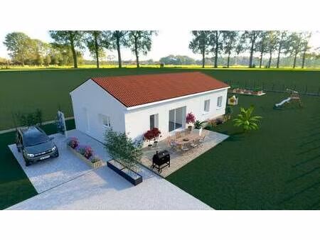 terrain avec maison neuve à vendre