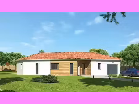 terrain avec maison neuve à vendre