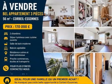 appartement 3 pièces