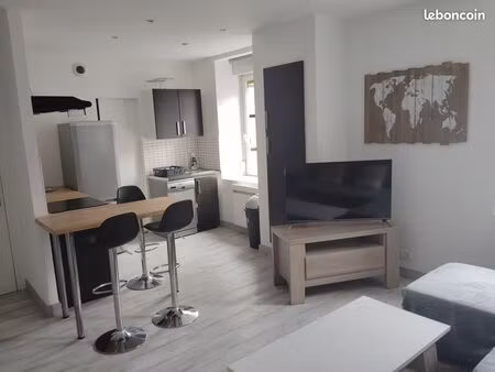 t2 meublé 38m2 - gare et centre-ville à pied - 510euros cc - epinal