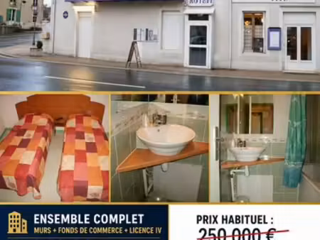 vente hotel restaurant coussey