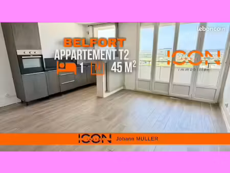appartement 2 pièces 45 m²