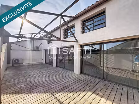 loft d'exception avec terrasse de 40 m² et parking