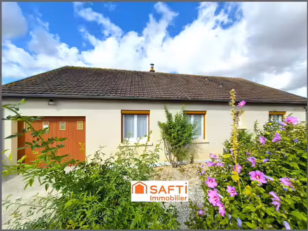 pavillon plain pied 3 ch + garage + jardin + clim