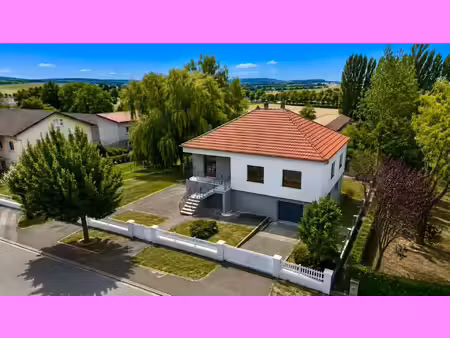 faulquemont – maison de plain-pied sur sous sol complet  cadre verdoyant et 76 ares de pro