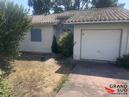 maison 89m² avec garage et jardin - pessac cap de bos