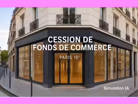 cession fonds de commerce en angle de rue