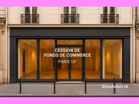 cession fonds de commerce sur 3 niveaux