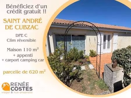 vente à terme libre sur 180 mois - st andre de cubzac (33240)