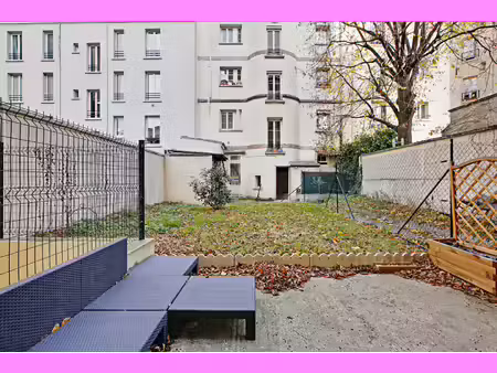 vanves - plateau - duplex 2 pieces avec jardin