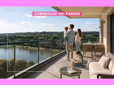 vente appartement neuf 5 pièces 104m2 cormeilles-en-parisis - 589000 € - surface privée