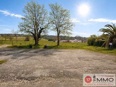 vente terrain 654 m² lussant (17430)