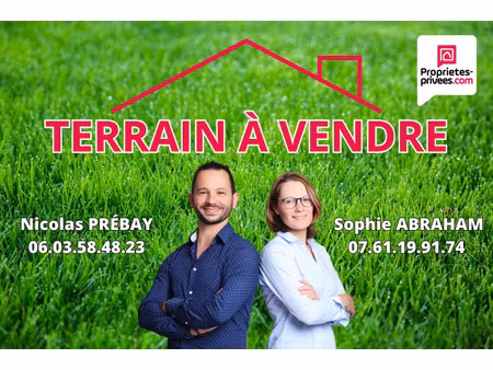 vente terrain 1240 m² neuville saint denis (28310)