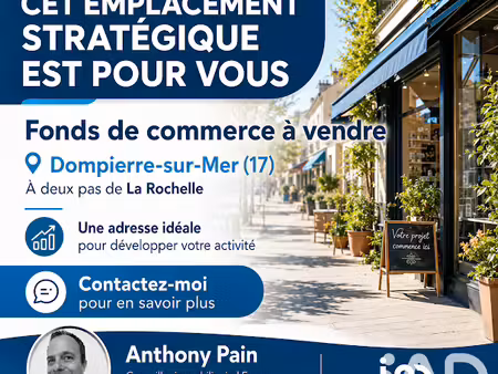 vente locaux professionnels 0 pièces 96 m² à dompierre-sur-mer (17139)  53 800 €